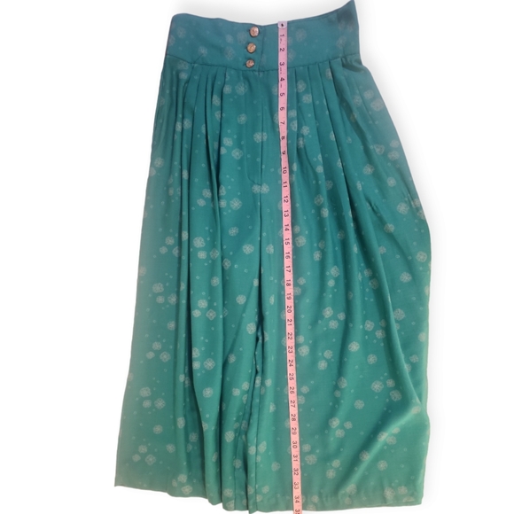 Vintage Wide Leg Cropped Palazzo Pants sm/med - Picture 3 of 9